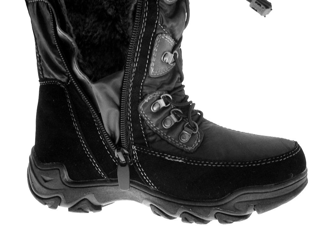WOMENS LADIES GIRLS SNOW BOOTS WATERPROOF ZIP FUR LINED MUCKER WELLIES ...